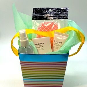 Basket of Skin Care Items NWT